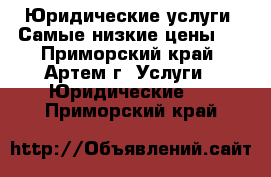 Юридические услуги! Самые низкие цены!  - Приморский край, Артем г. Услуги » Юридические   . Приморский край